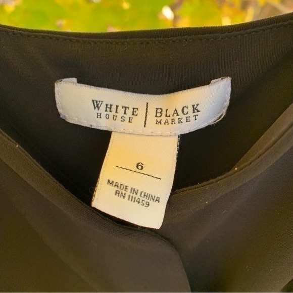 WHITE House Black Market Dress Size 6 - Picture 5 of 5
